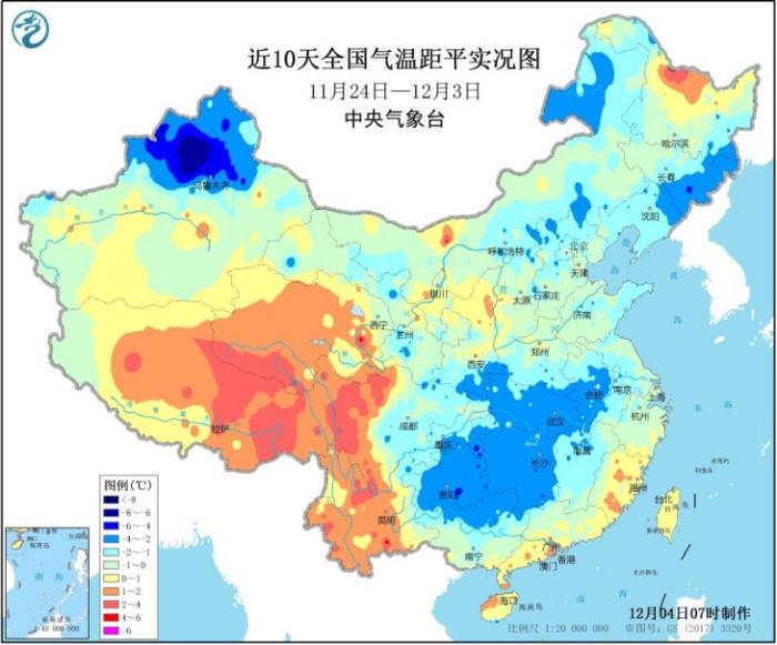 12月2日,浙江全省大部地区寒风刺骨,浙南和东南沿海地区今晨最低气温6