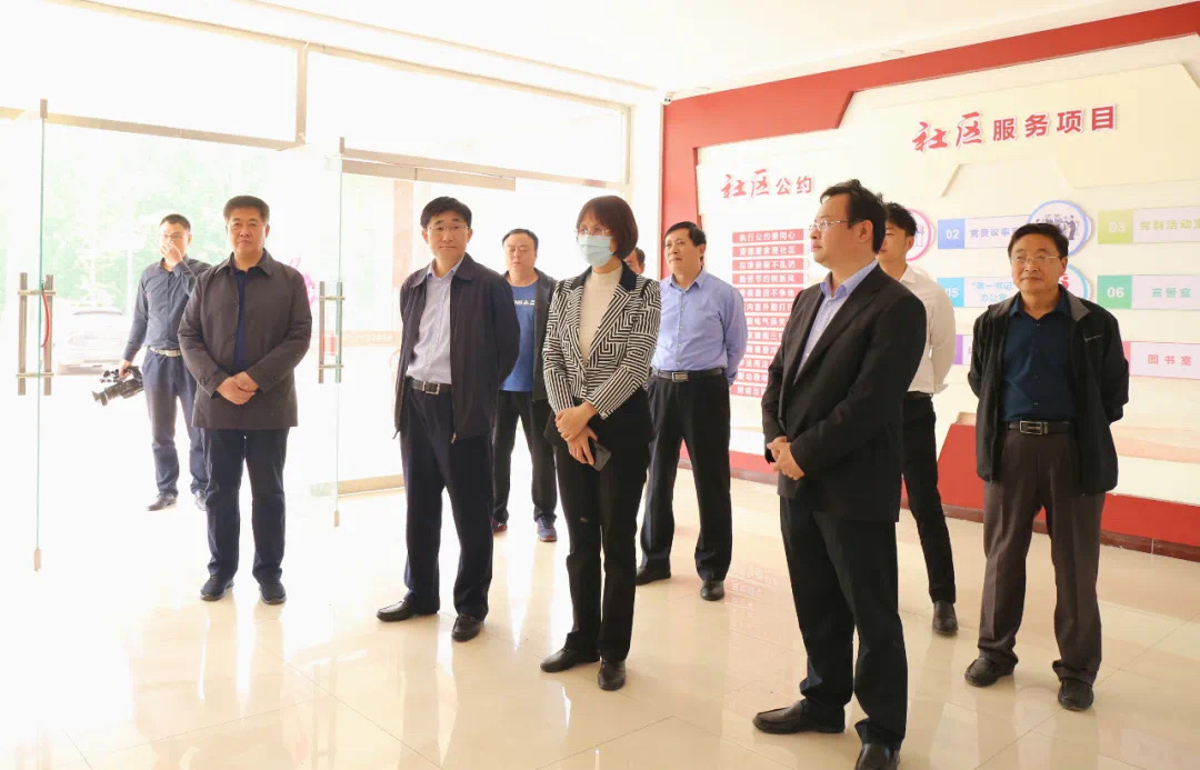 临沂市人大常委会副主任冯安到高庄镇夏蔚镇视察督导四进工作