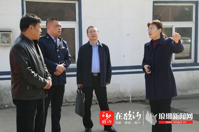 临沭县政协主席武玉芹走访帮包企业