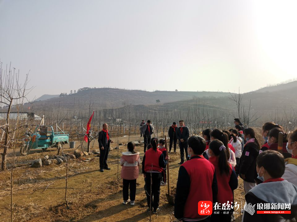 绿化祖国我参与,劳动实践最光荣 ---沂南县双堠镇石门