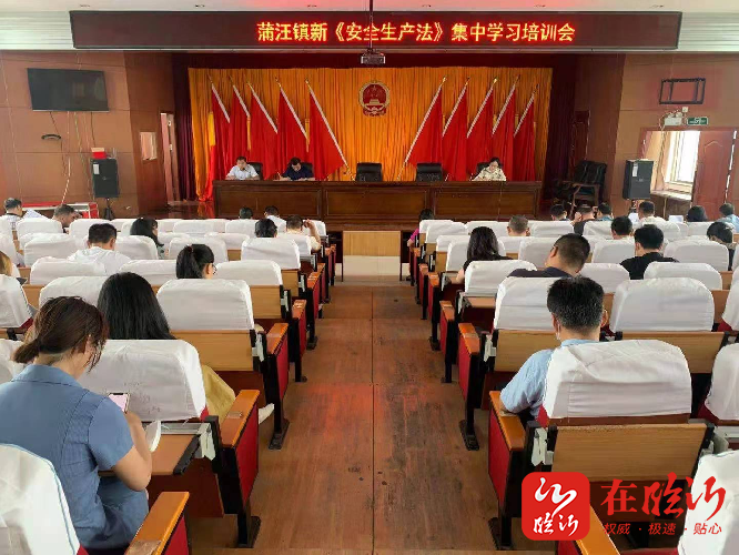 蒲汪镇:多举措开展新《安全生产法》学习宣传活动