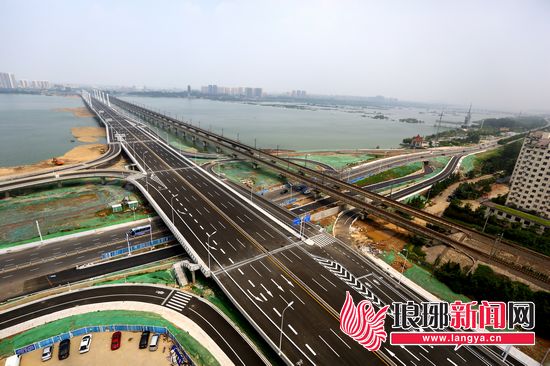 临沂市陶然路沂河大桥6月25日正式通车