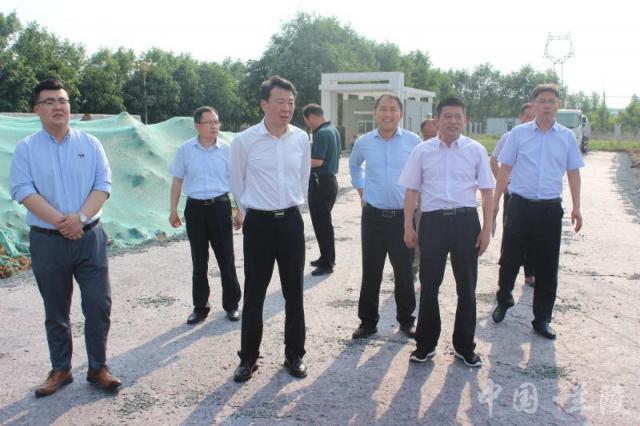 临沂市委常委兰陵县委书记任刚调度开发区2019年重点项目