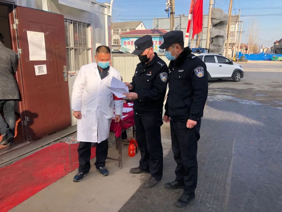 罗庄公安朱陈派出所坚守疫线守护平安
