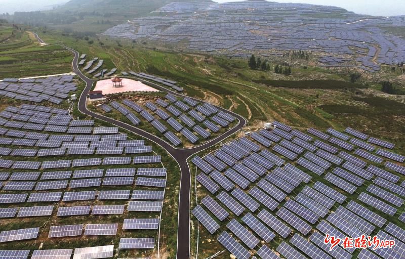 光伏风能互补互建费县石井镇新能源小镇的美丽蝶变