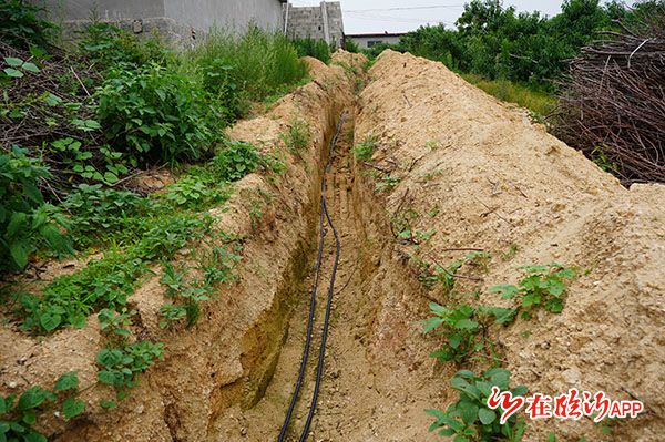 村内管道23公里己基本完成,密密麻麻的供水管网确保自来水供给"不漏一