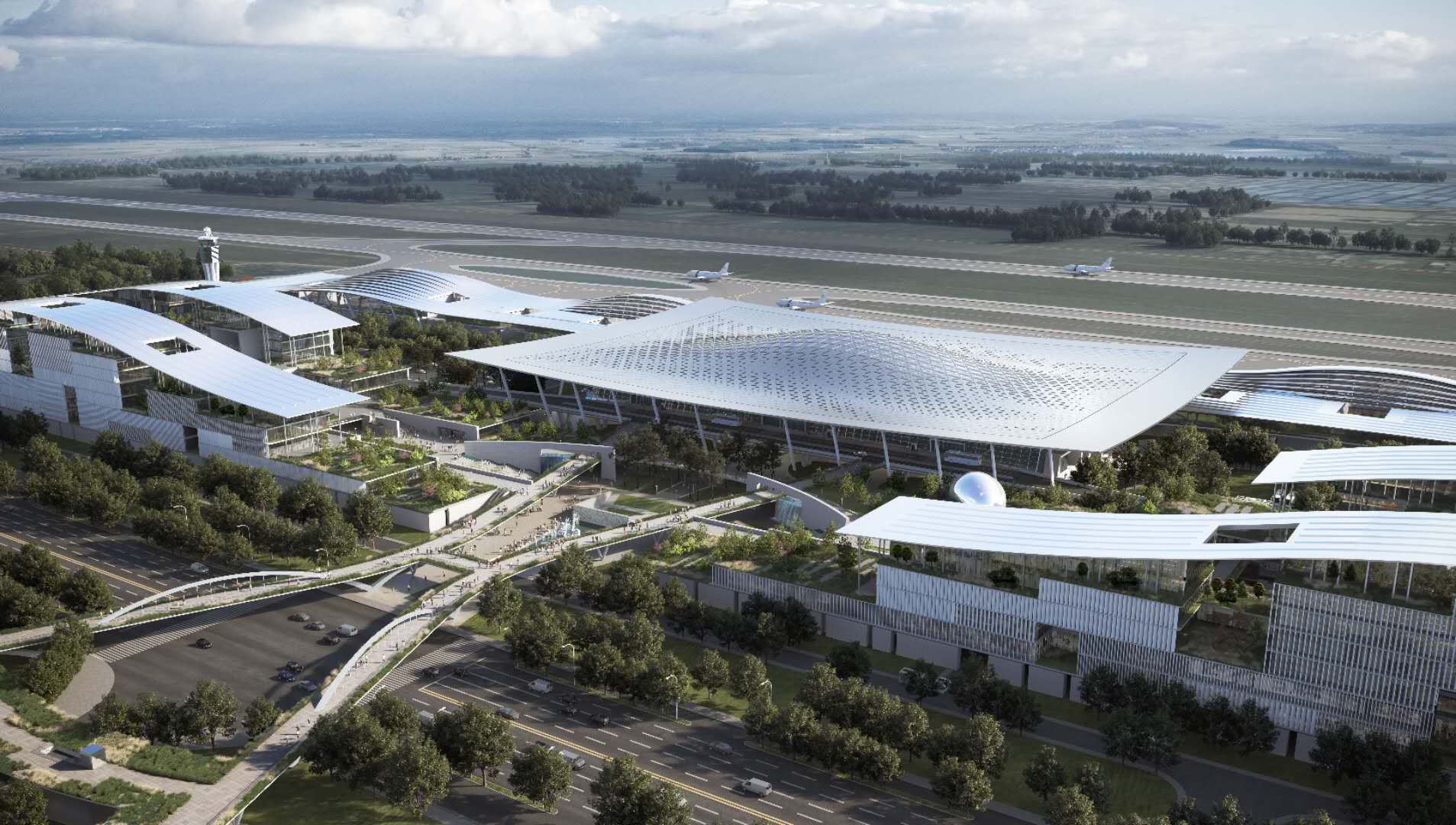 窑村机场2020图片