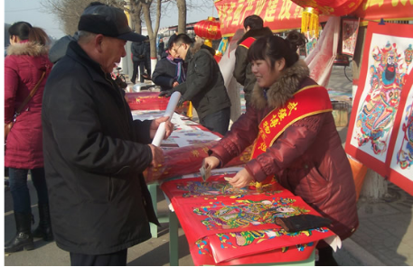 年画摊