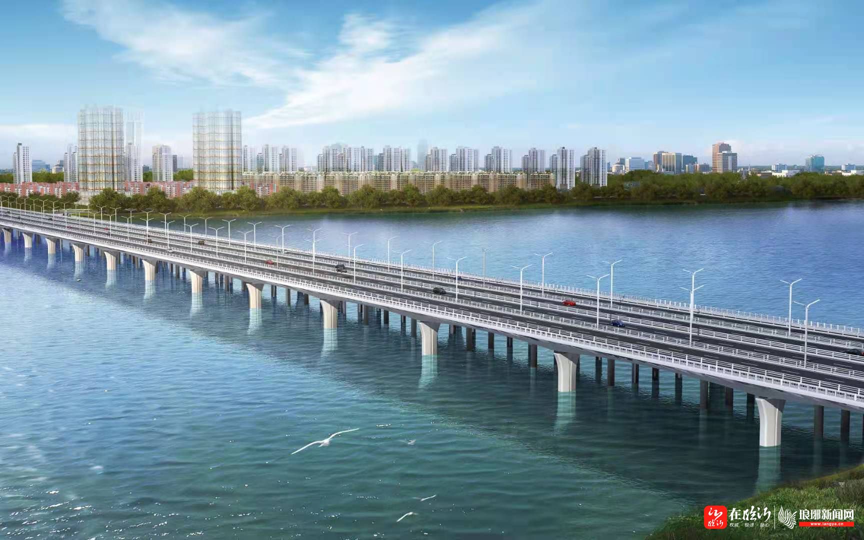 临沂王廷江高架桥图片