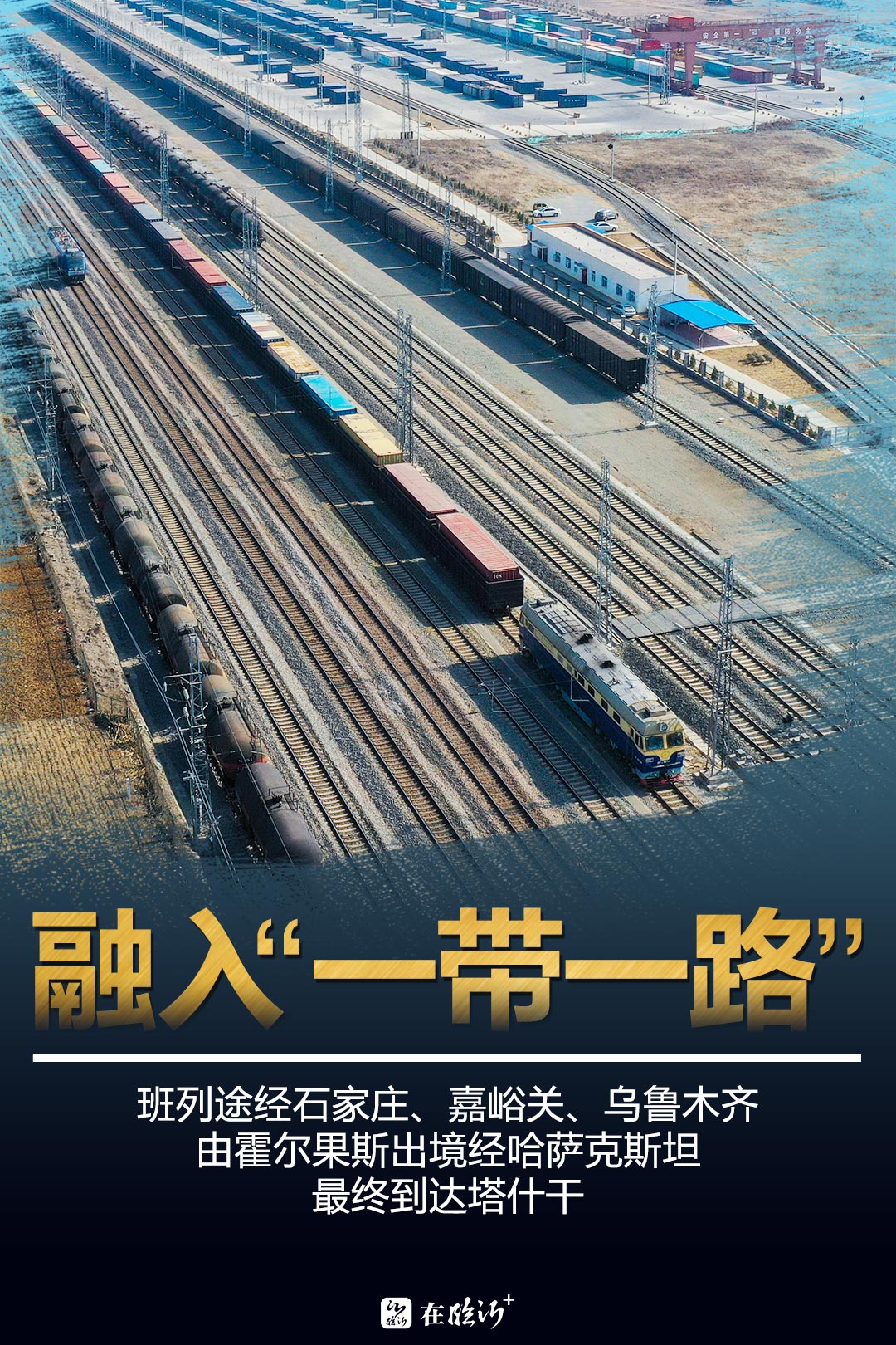 海报始发站临沂中亚中欧班列再出发