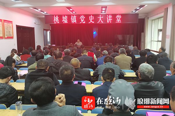 "学党史颂沂蒙 守初心勇担当"桃墟镇开展党史大讲堂宣讲报告会