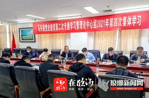 郯城县马头镇迅速组织学习贯彻刘家义书记调研临沂讲话精神