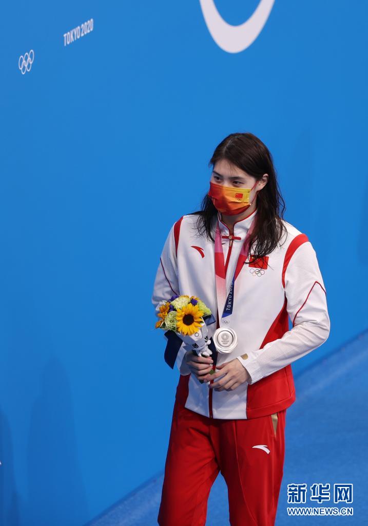 新华社记者 夏一方 摄         当日,在东京奥运会女子100米蝶泳决赛