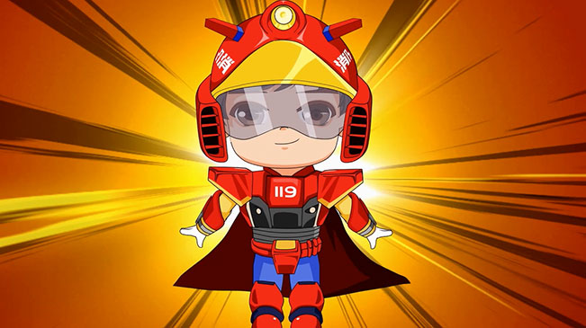 消防救援支队深入挖掘"枣小消"卡通形象,创作出系列动画片《擒火侠》
