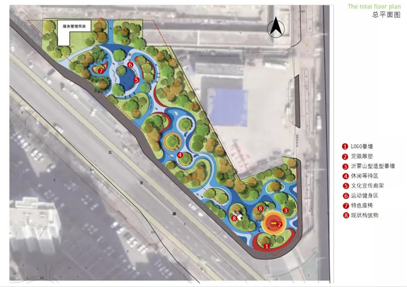 临沂建筑设计院2021北城新区三个口袋公园设计