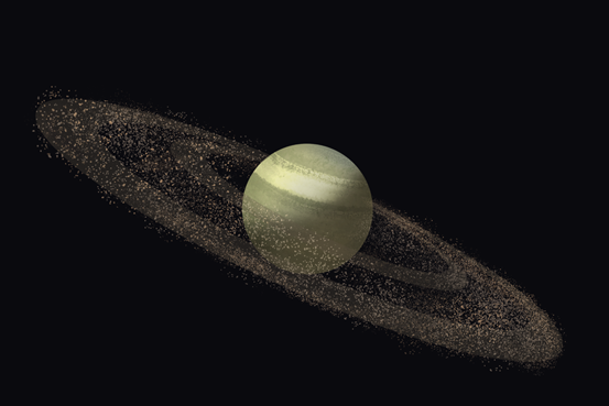 土星环的暗带是怎么形成的