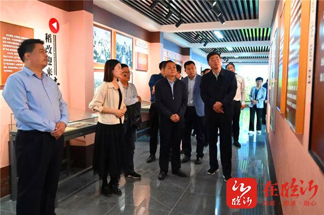 鱼台县县委副书记王洪强带队到河东区太平街道考察供销农场工作