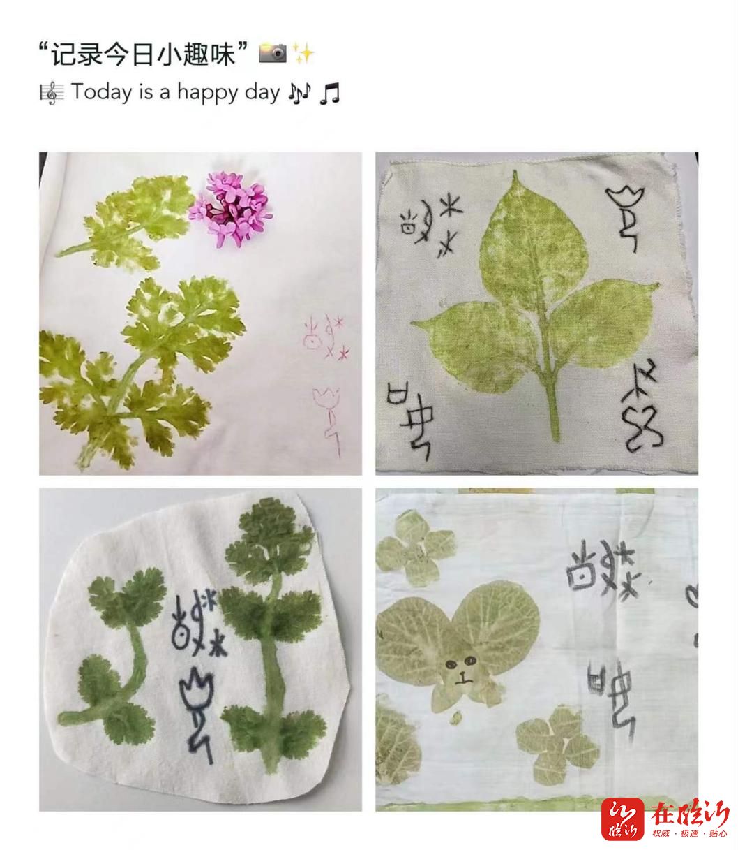 草色堪染绿甲骨待春归临沂河北小学捶草印花春光中的甲骨文活动总结