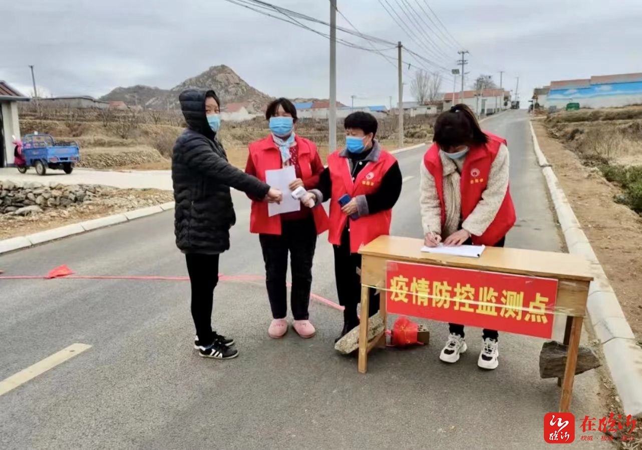战疫有我平邑县武台镇巾帼勇担当抗疫她力量