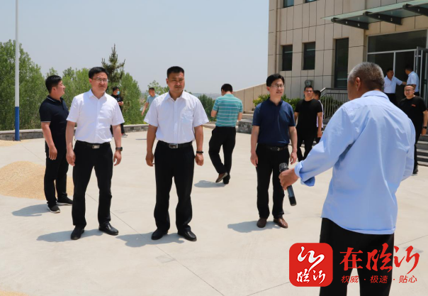 第一书记在莒南市派罗庄区高新区第一书记工作大组长到坊前镇调研