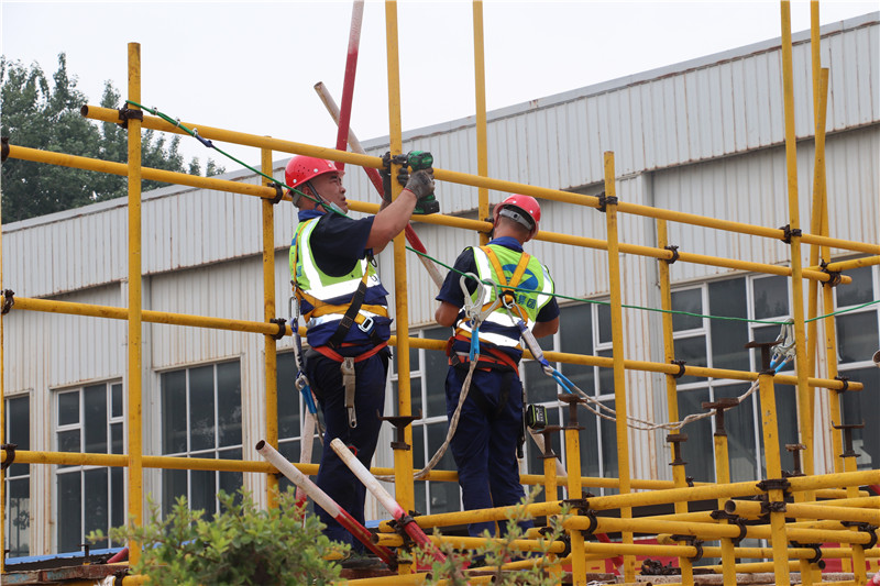 2022年度临沂市建筑架子工沂蒙工匠职业技能竞赛开赛